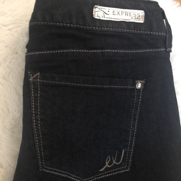 Express distressed bootcut stretch Jeans TALL - Picture 7 of 8